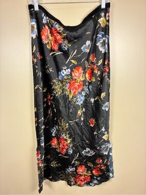 Go Silk 100% Washable Silk Floral Maxi Dress